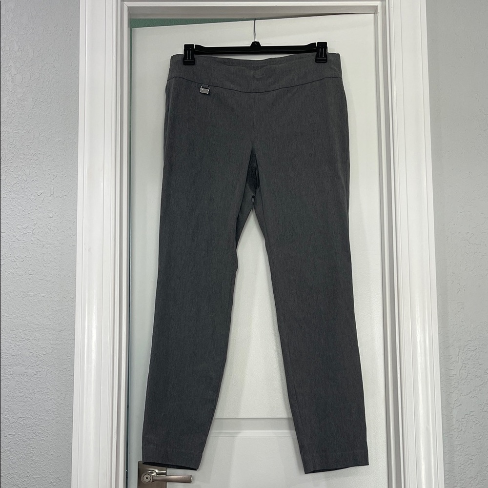 Alfani Gray Slim Fit Stretch Pants Size 12